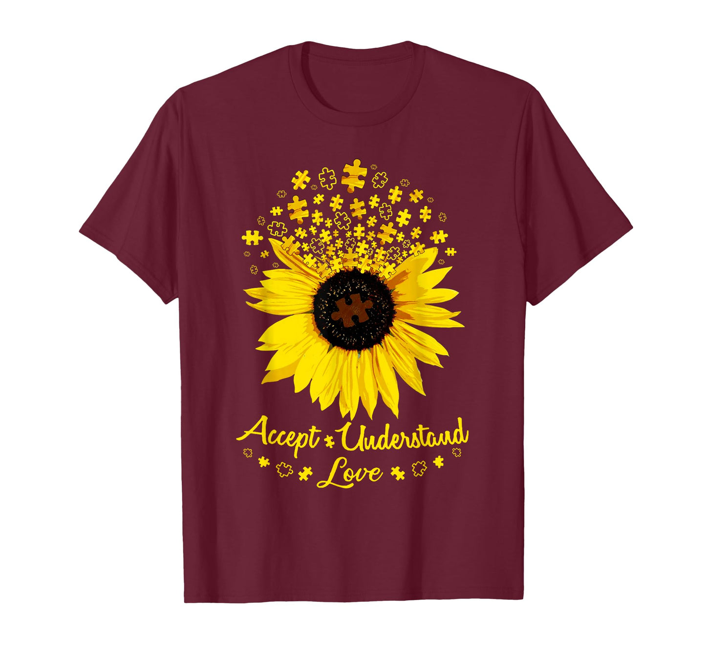 Sunflower Accept Understand Love T-Shirt