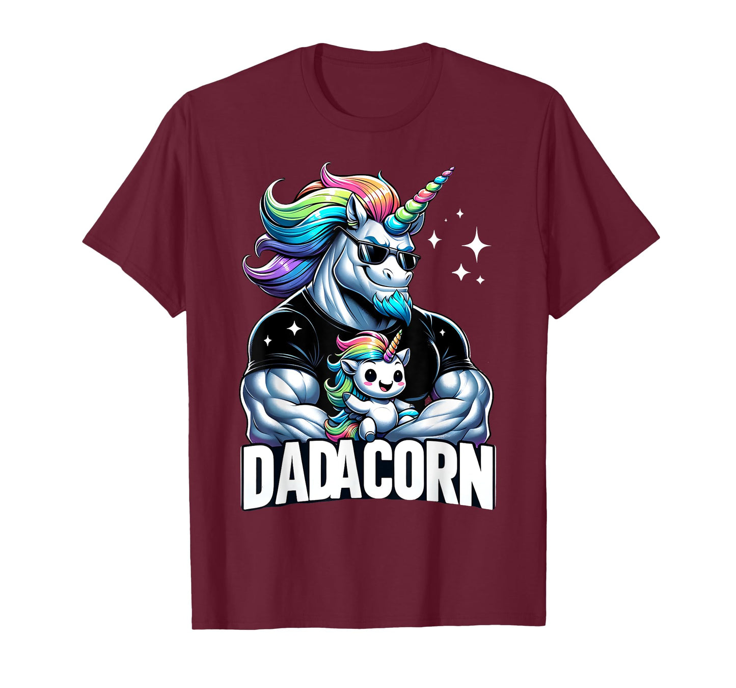 Father's Day Dadacorn Unicorn Dad and Son Daughter, Dadacorn T-Shirt