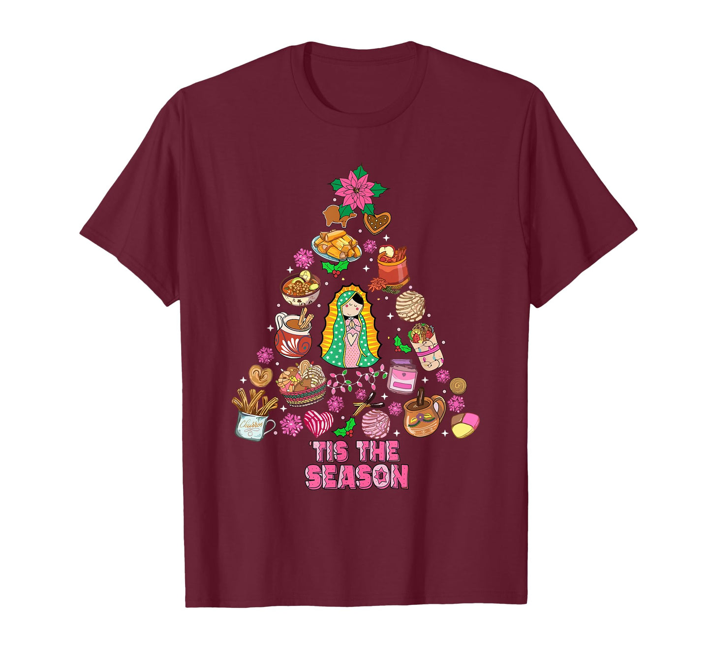 Tis the Season Mexican Christmas Feliz Navidad Xmas Mexican T-Shirt