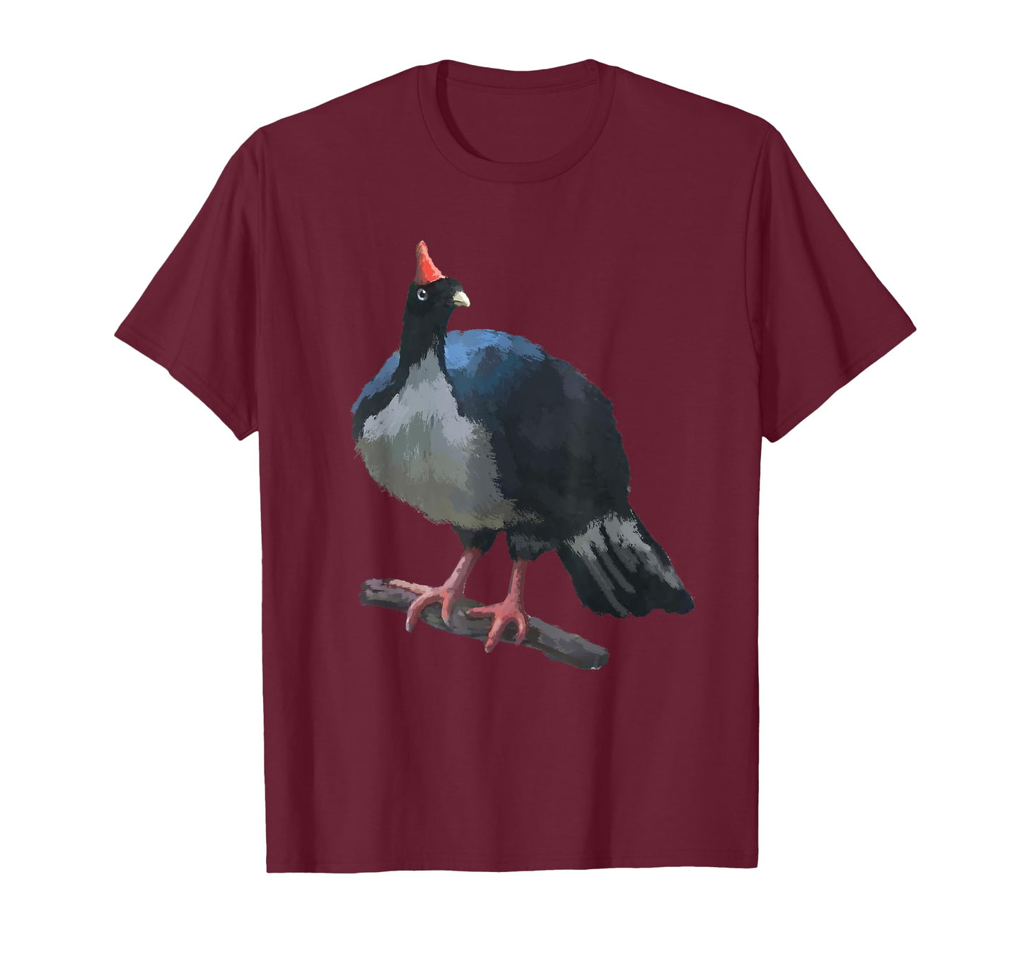 Horned Guan Bird T Shirt Tshirt tee