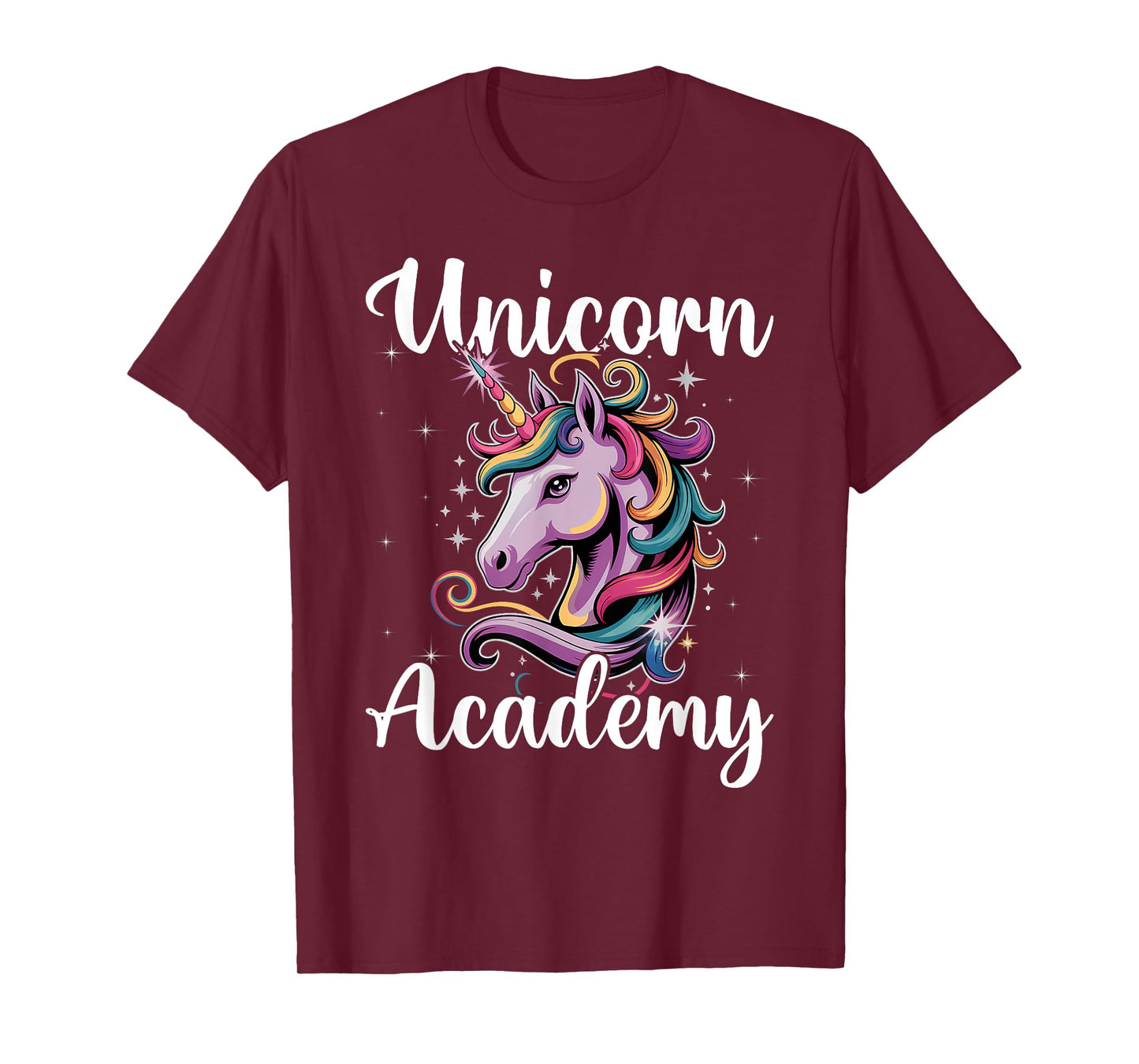 Unicorn Academy Enchanting Graphic Logo T-Shirt