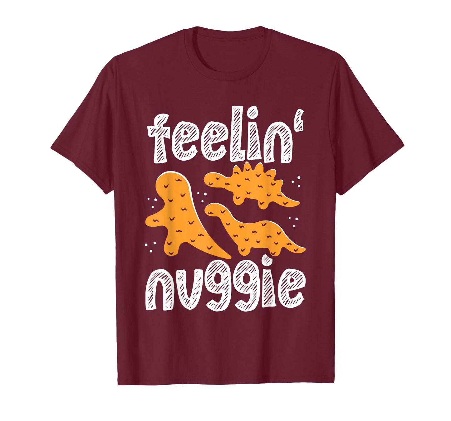 Dinosaur Chicken Nugget Lover Unique Dino Style T-Shirt