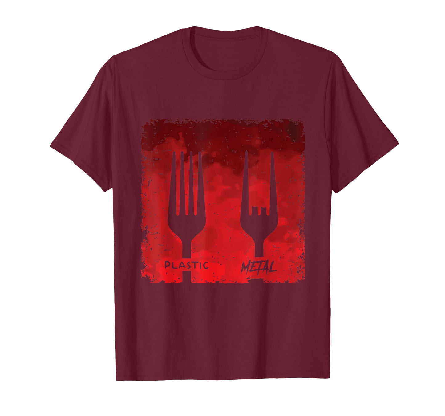 Plastic Fork Metal Music T-Shirt