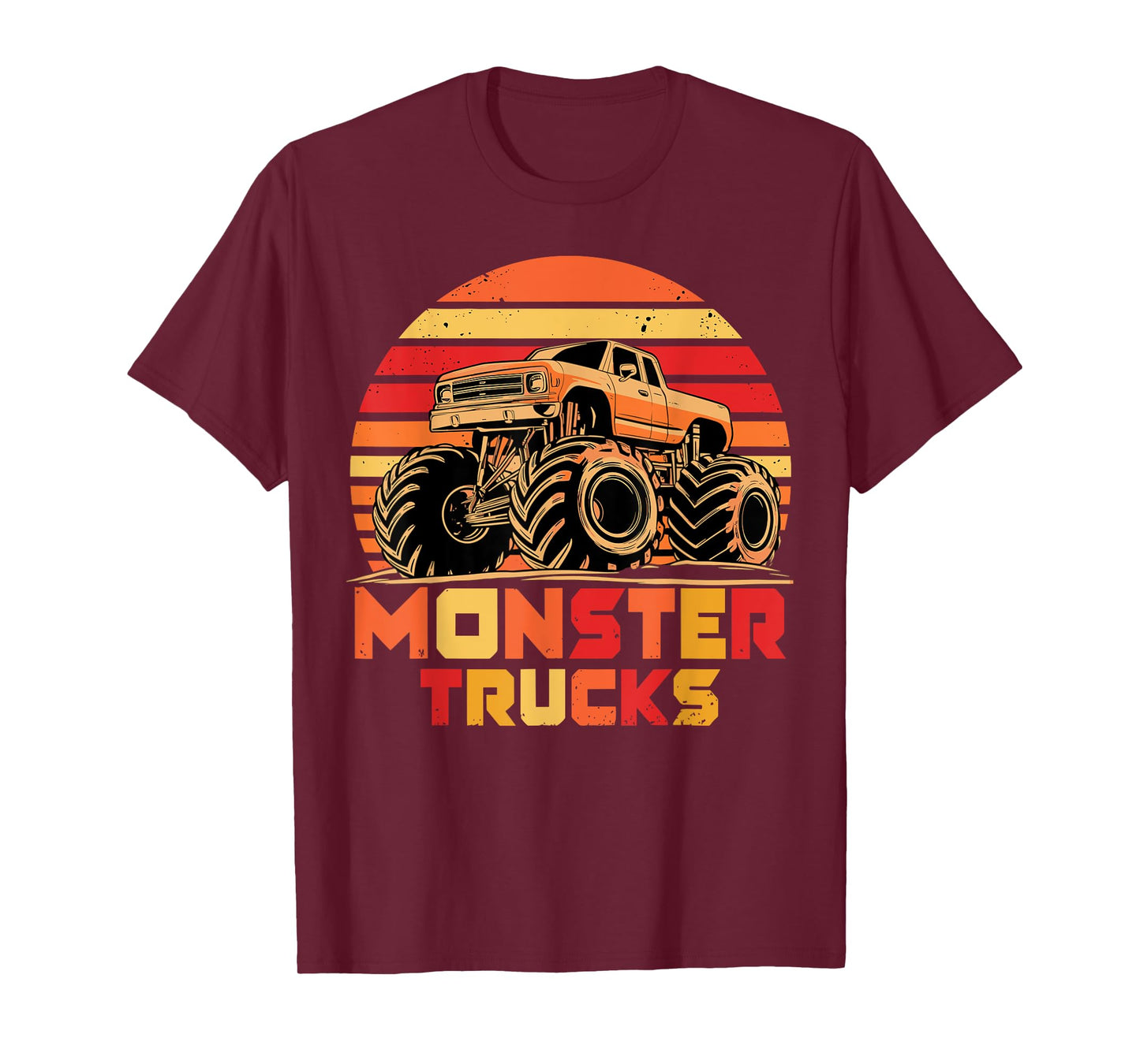 Monster Truck Retro Monster Trucks T-Shirt