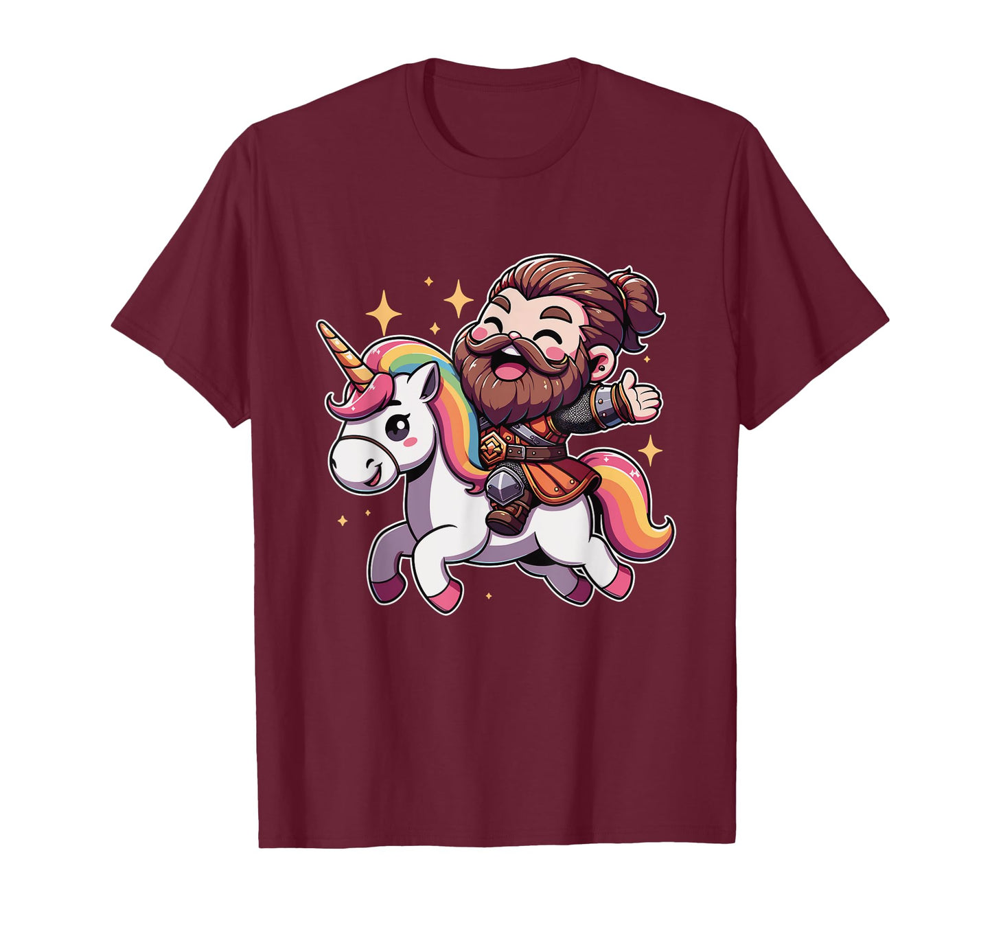 Epic Viking Riding A Unicorn T-Shirt