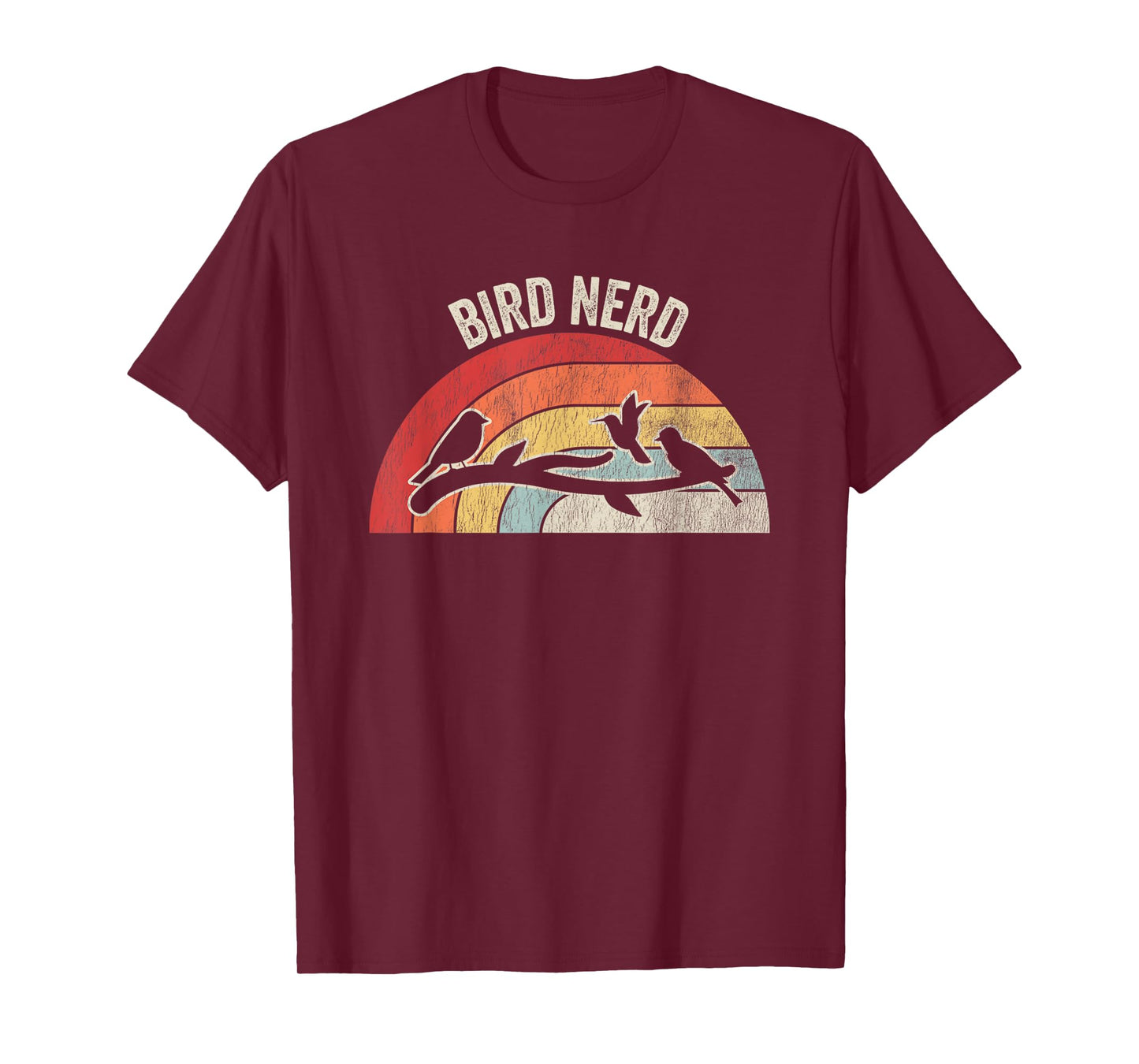 Bird Nerd Vintage Retro Birdwatching T-Shirt