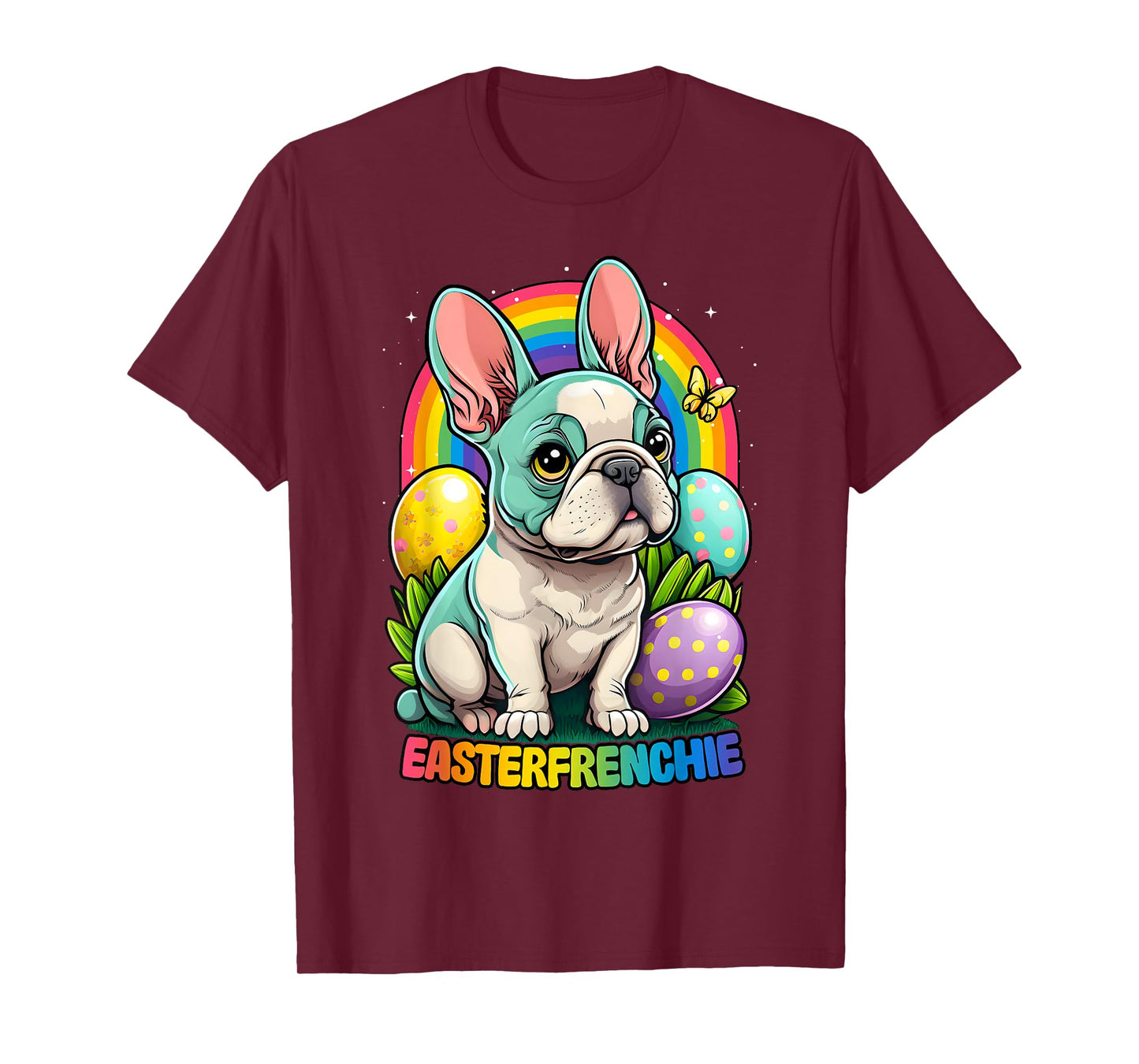 Funny Easter French Bulldog Easterfrenchie Cute Frenchie T-Shirt