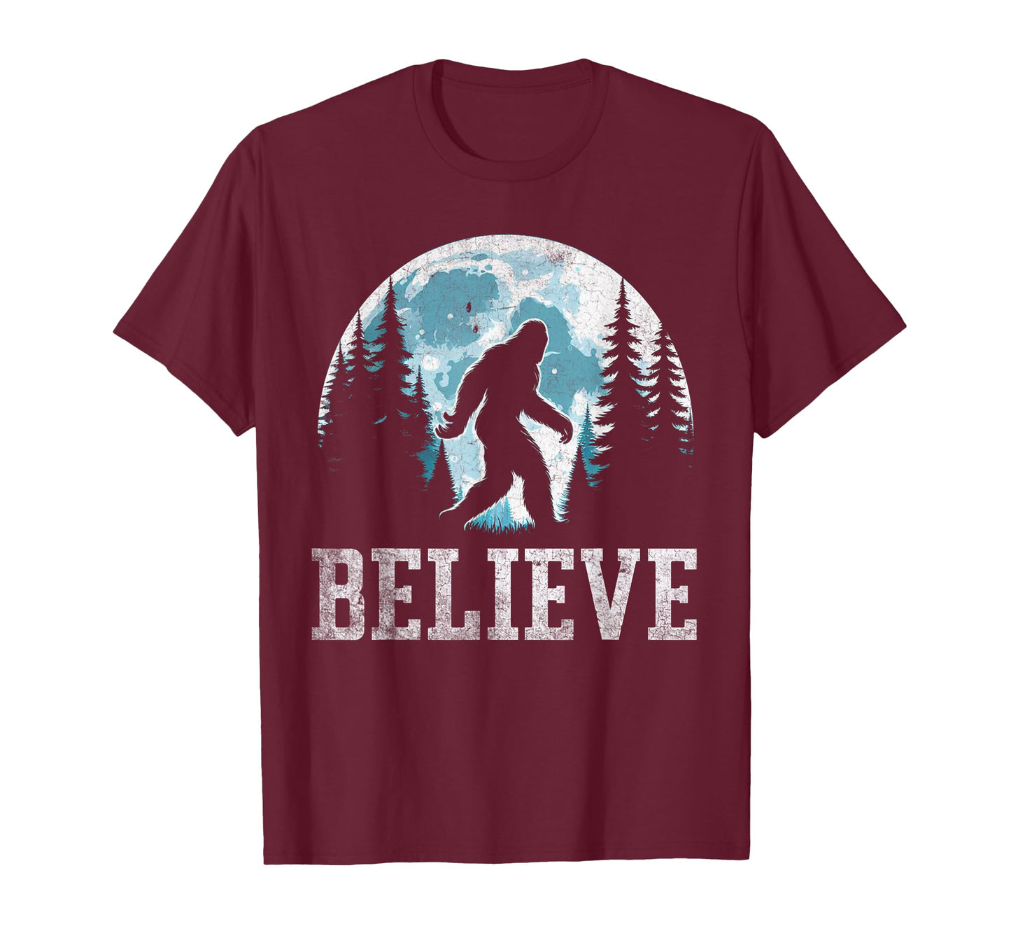 Funny Believe in Bigfoot Sasquatch Gifts Fathers Day BigFoot T-Shirt