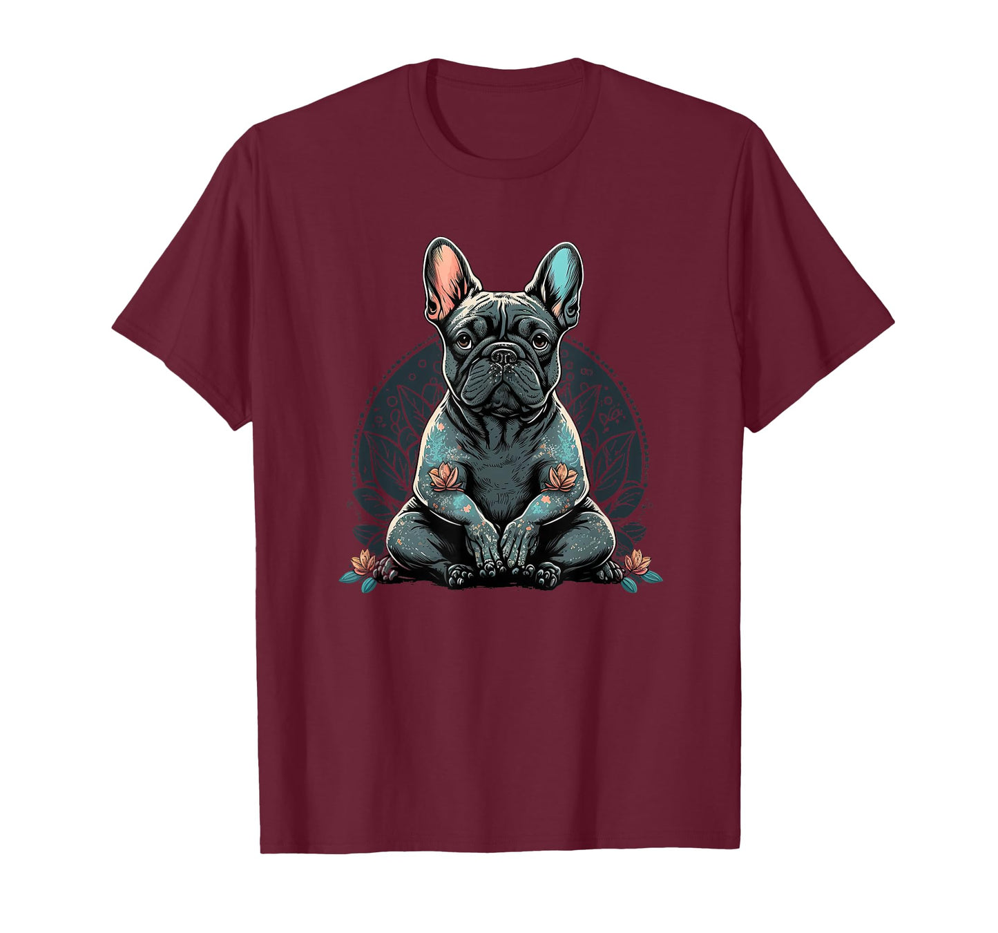 Funny French Bulldog Frenchie Yoga T-Shirt