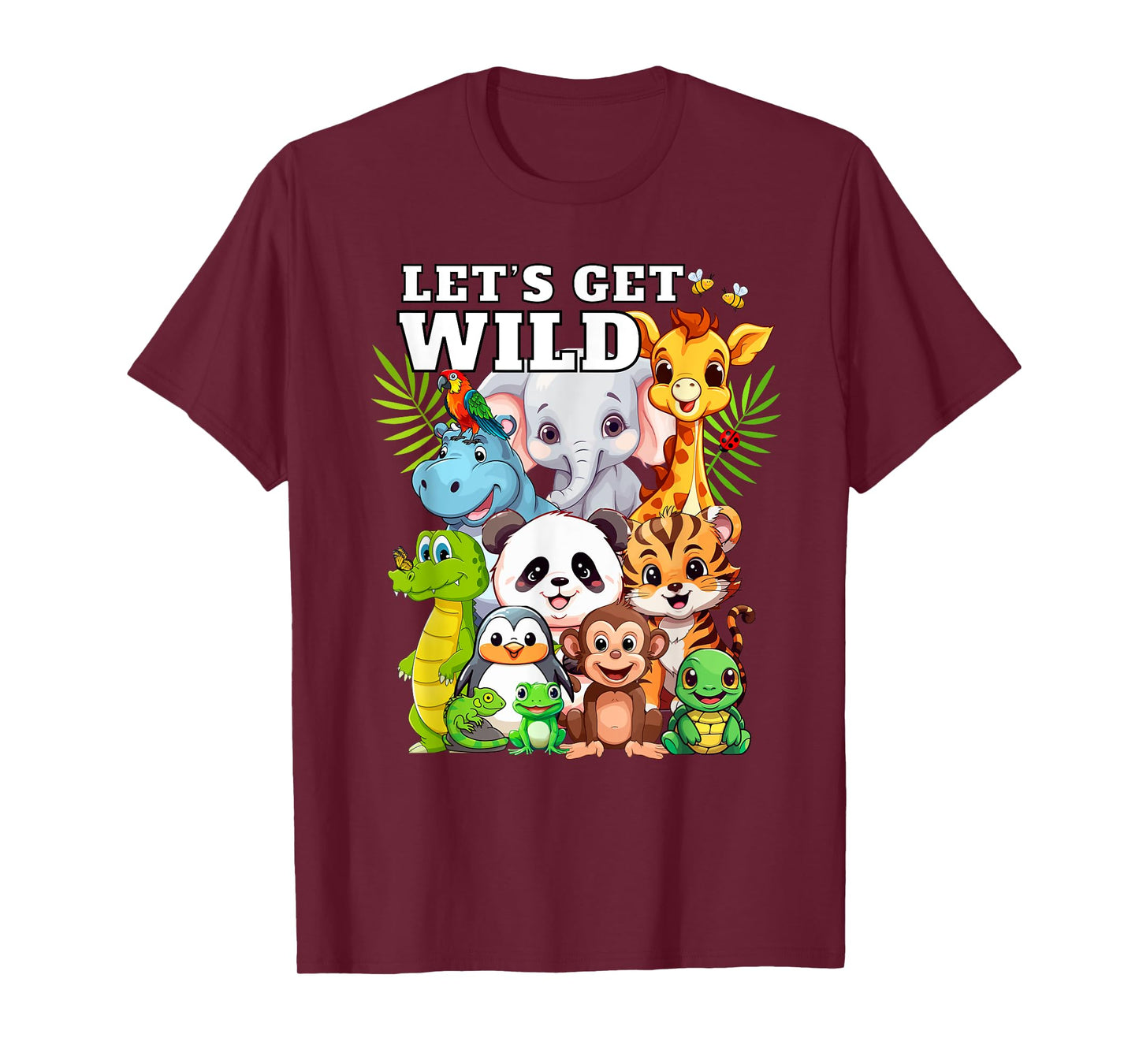 Wild Zoo Baby Animals Safari Party A Day At The Zoo T-Shirt
