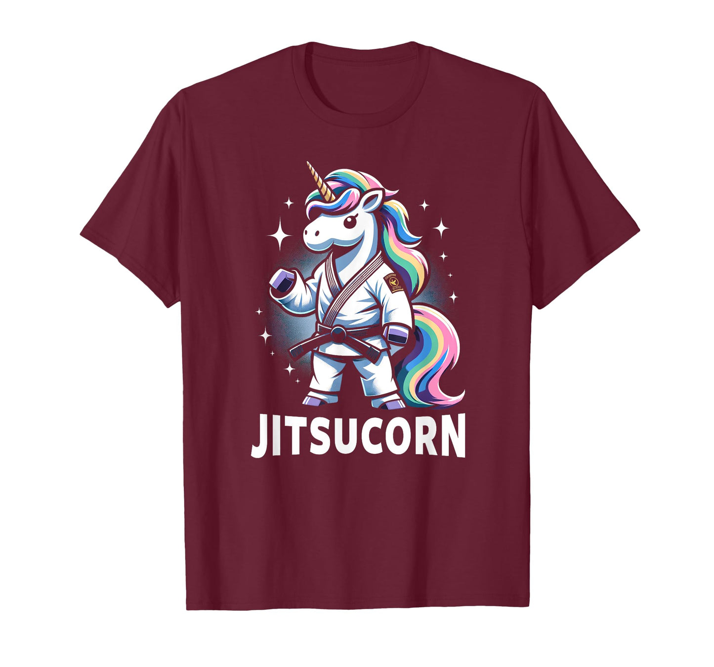 Funny Self Defense BJJ Shirt Cute Unicorn Jiu Jitsu T-Shirt