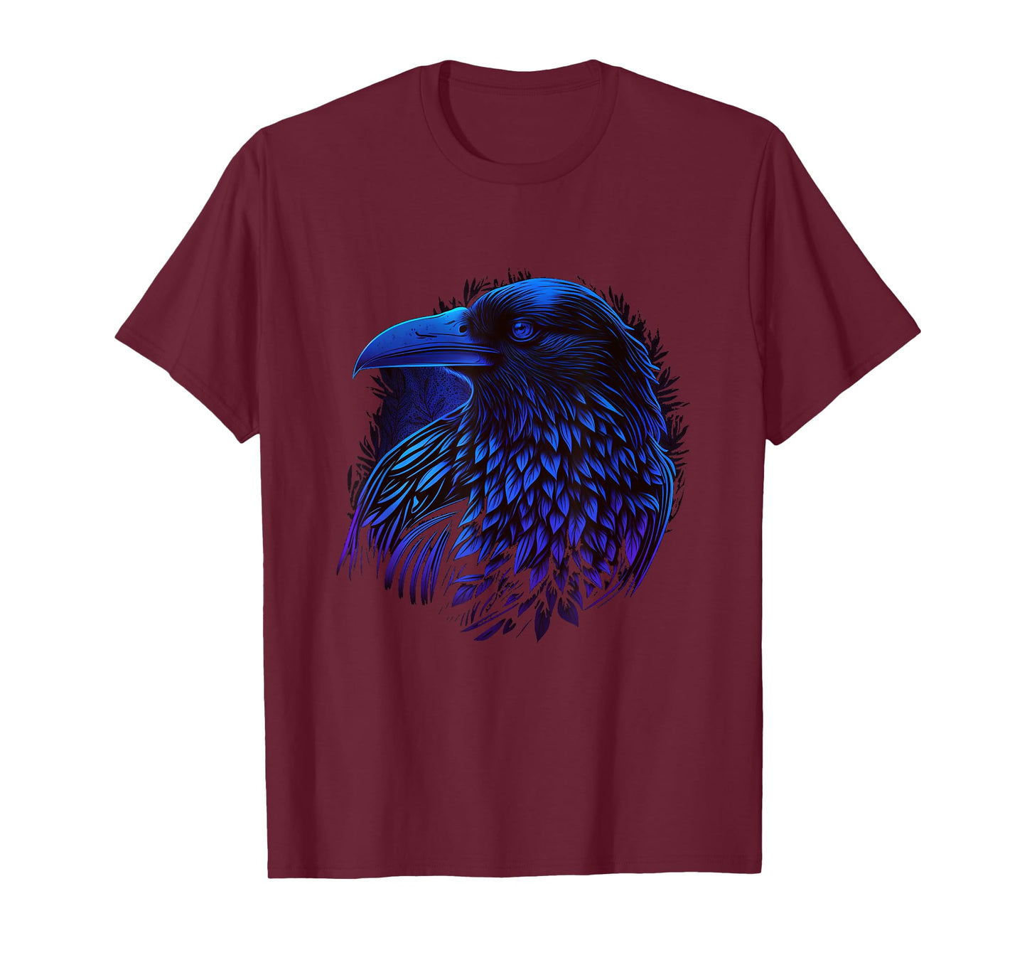 Raven Graphic Goth Black Crow T-Shirt