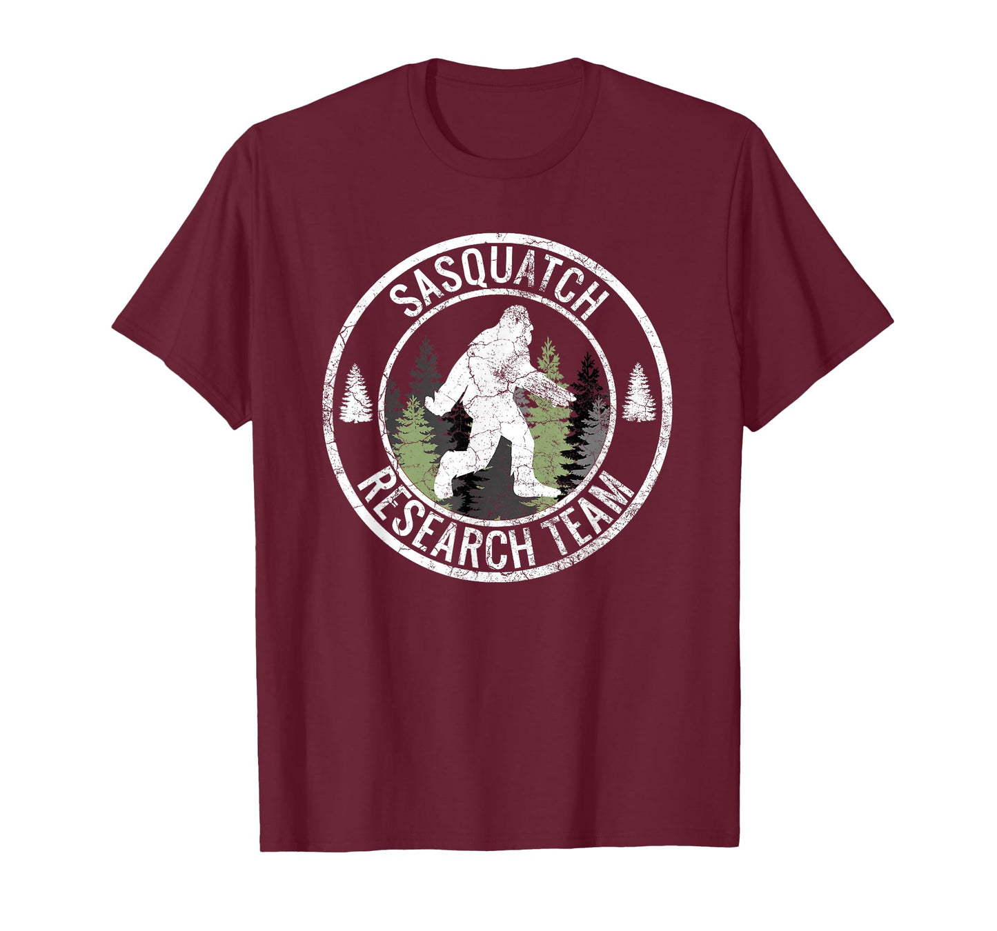 SASQUATCH RESEARCH TEAM Bigfoot T Shirt Funny Novelty Gift T-Shirt