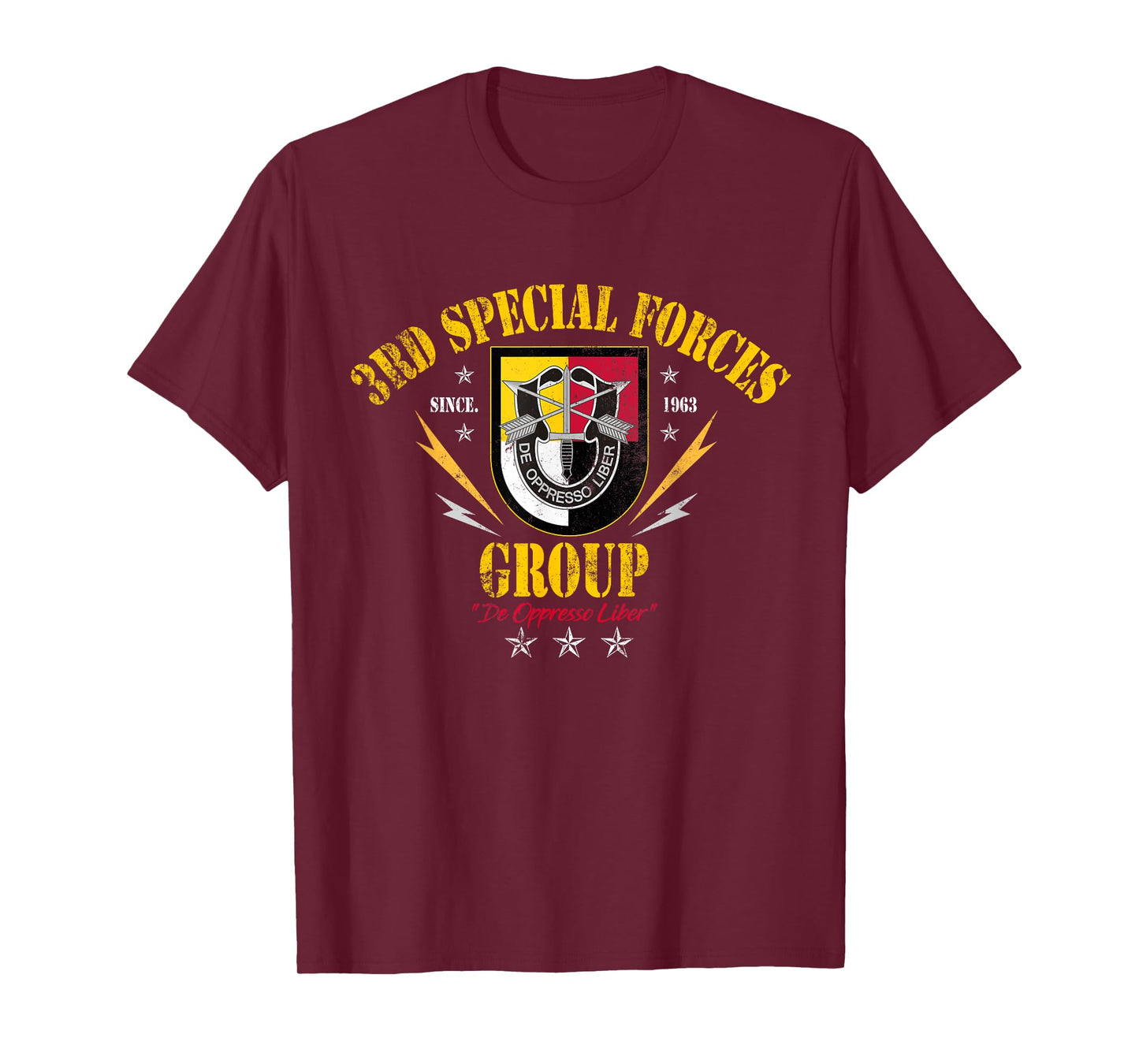 3rd Special Forces Group Veteran T Shirt Military Patriotic T-Shirt