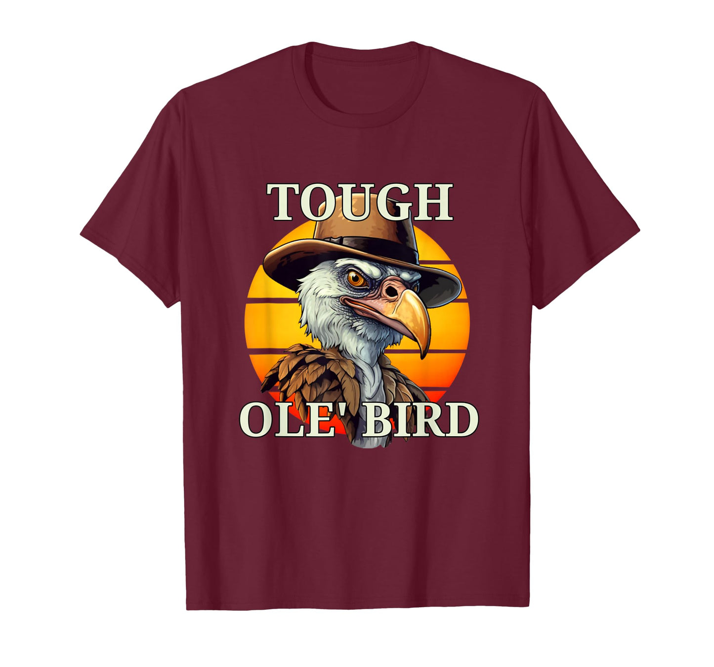 Grandpa Tough Old Bird Buzzard Funny Tough Old Man Joke T-Shirt