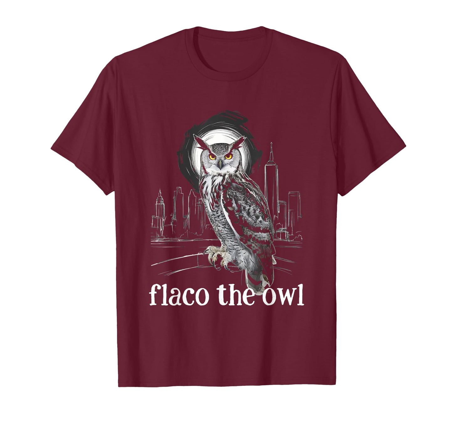 Flaco The Owl NYC New York Skyline Eurasian Eagle Owl T-Shirt