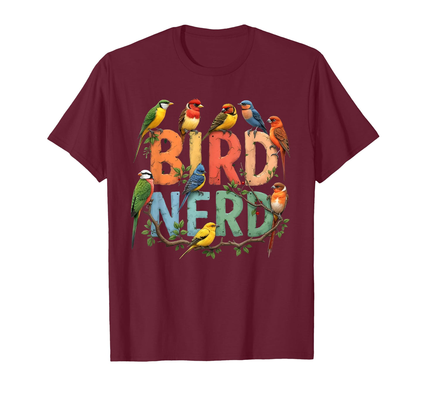 Bird Nerd Funny Bird Watching Birding Bird Lover Watcher T-Shirt