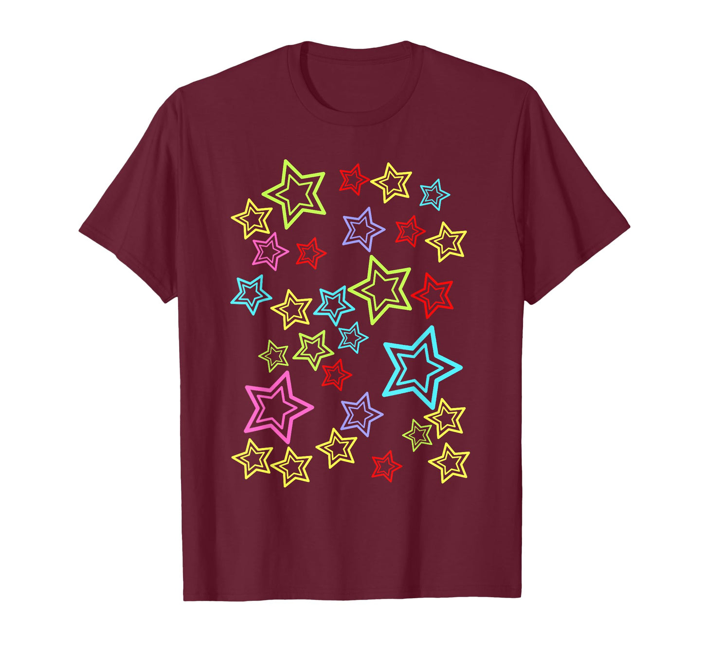 Retro Children's Stars 80s Star Teen Children Girls Boys T-Shirt