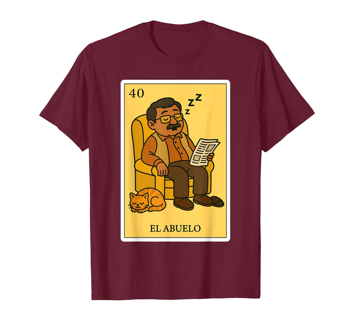El Abuelo Dormilón | Spanish-Mexican Bingo Gifts for Abuela T-Shirt
