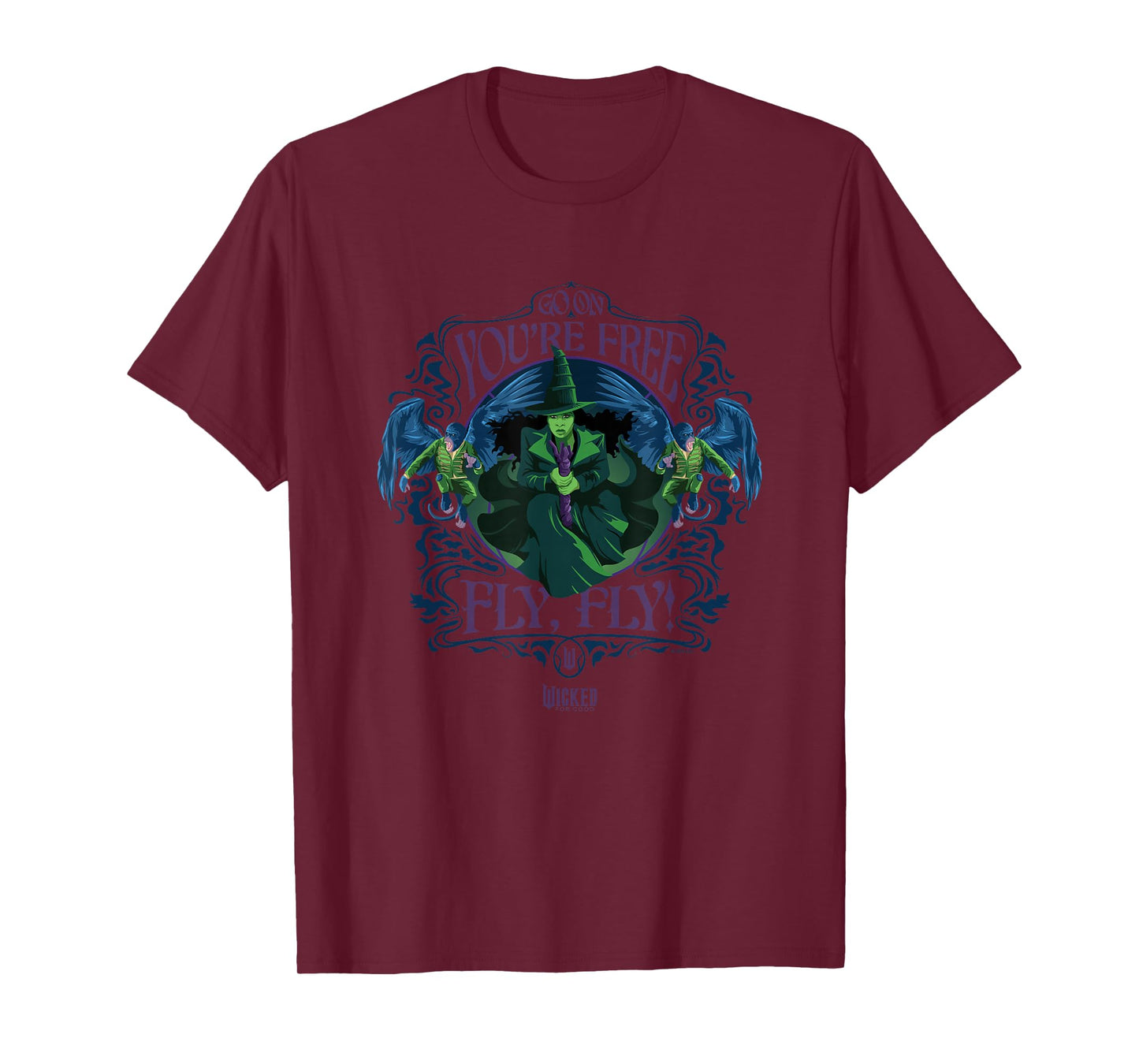 Wicked: For Good Elphaba You're Free Fly T-Shirt