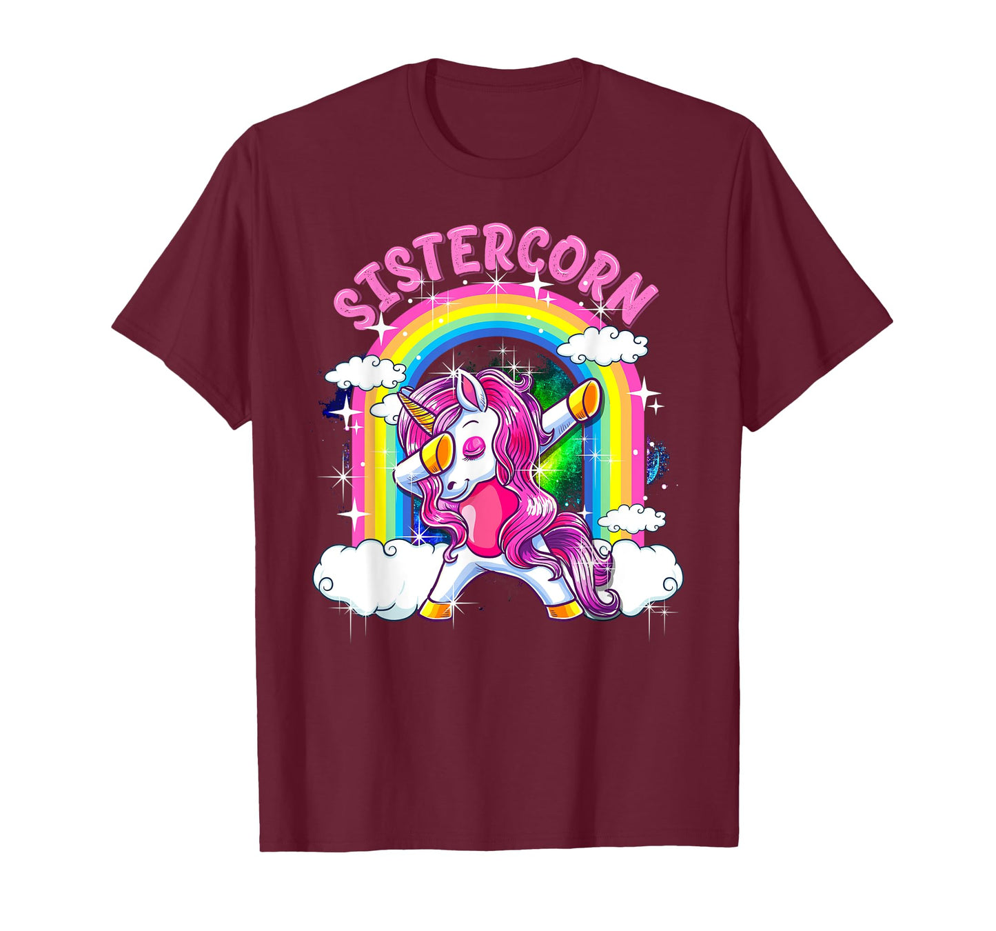 Sistercorn Shirt Dabbing Unicorn Cute Sister Gifts T-Shirt
