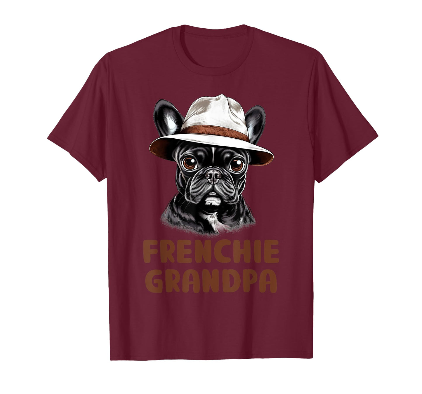 Frenchie Grandpa Dog Lover Gift Funny French Bulldog Owner T-Shirt
