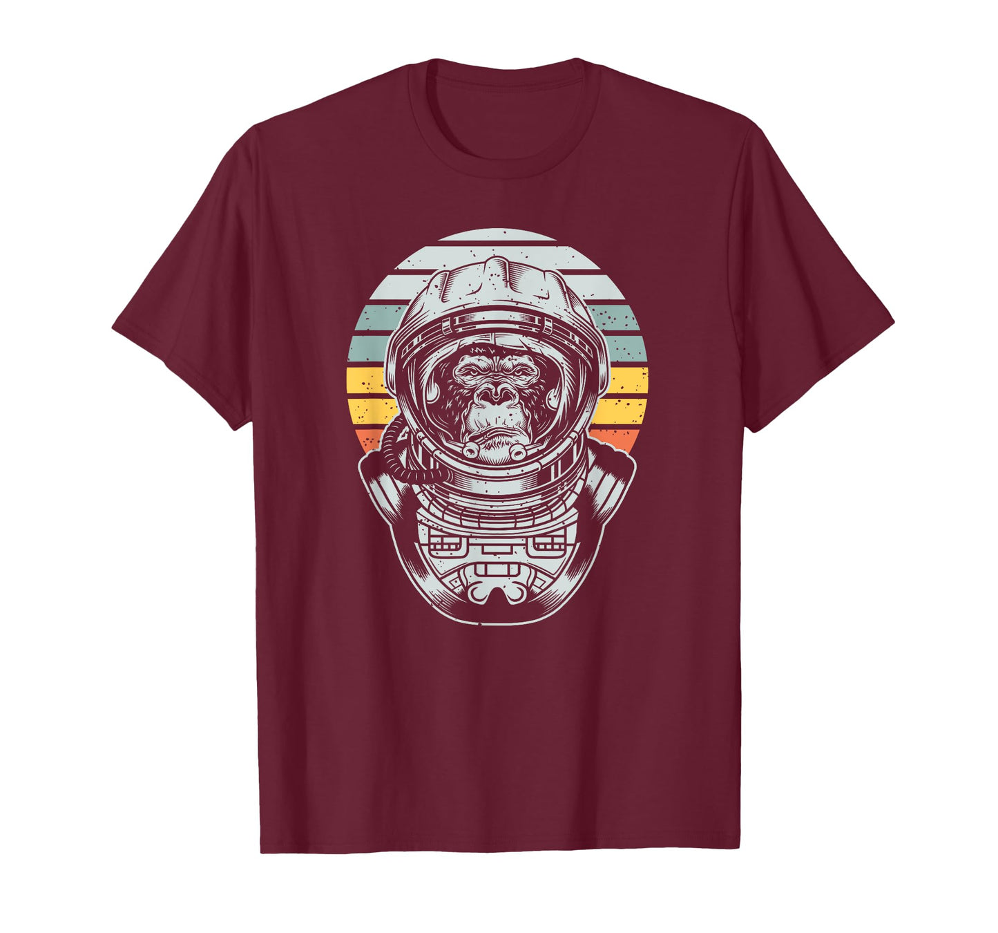 Retro Astronaut Space Monkey T-Shirt