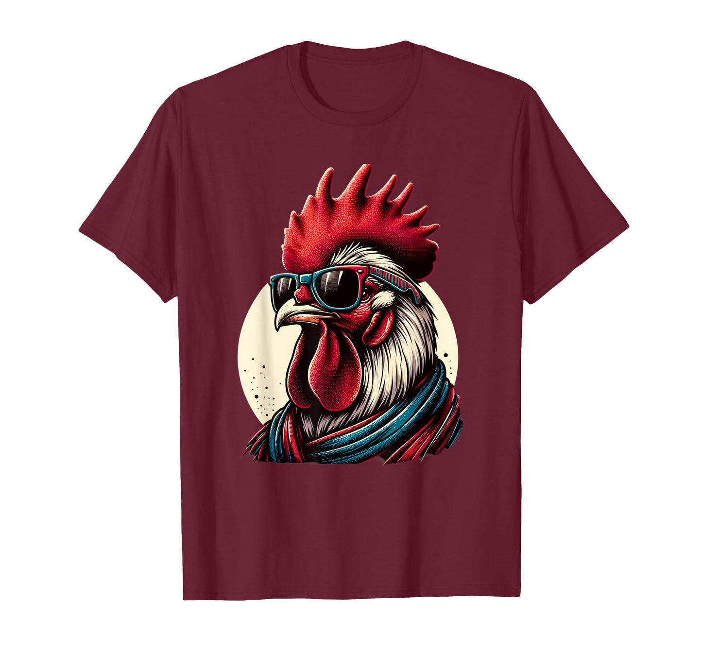 Rooster Wearing Sunglasses Retro chicken kids T-Shirt