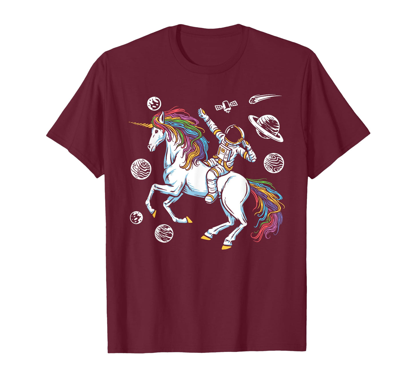 Magical Unicorn Girls Cosmonaut Gift Space Travel Astronaut T-Shirt