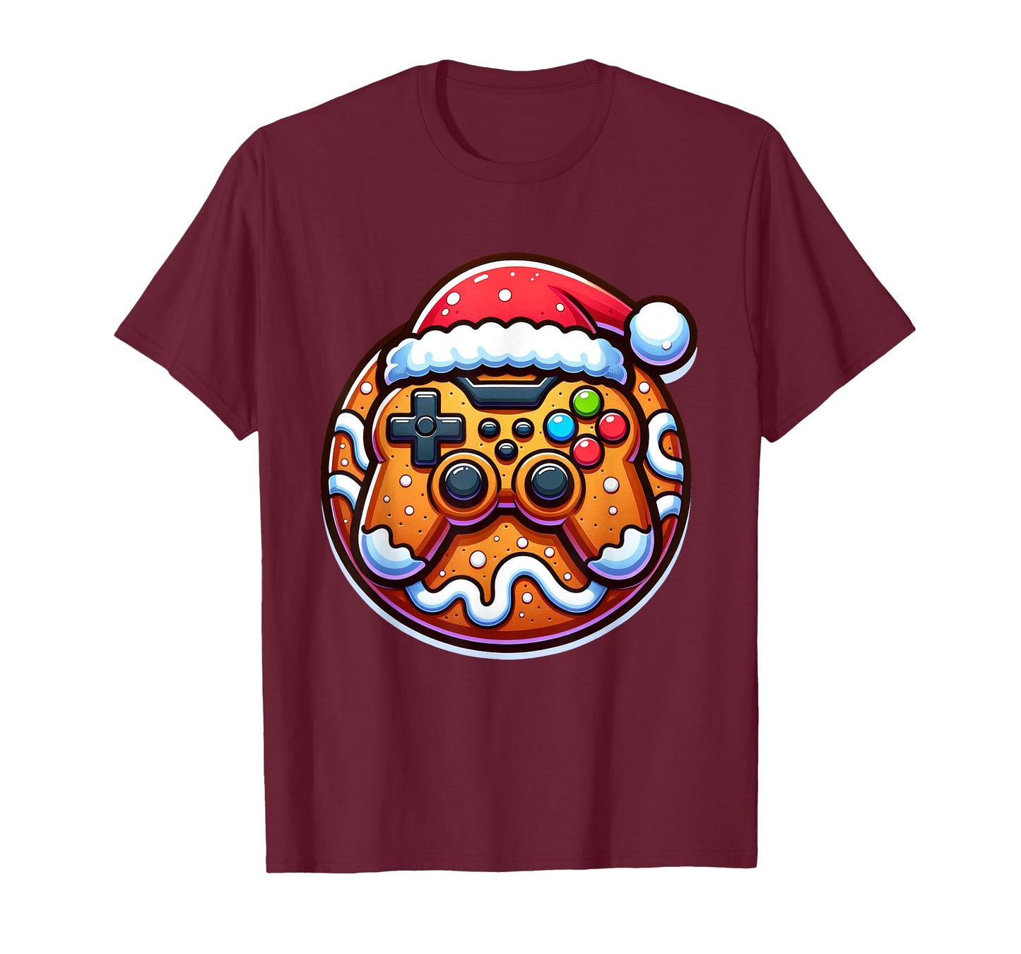 Christmas Gamer Boys Video Games Santa Controller Xmas Funny T-Shirt