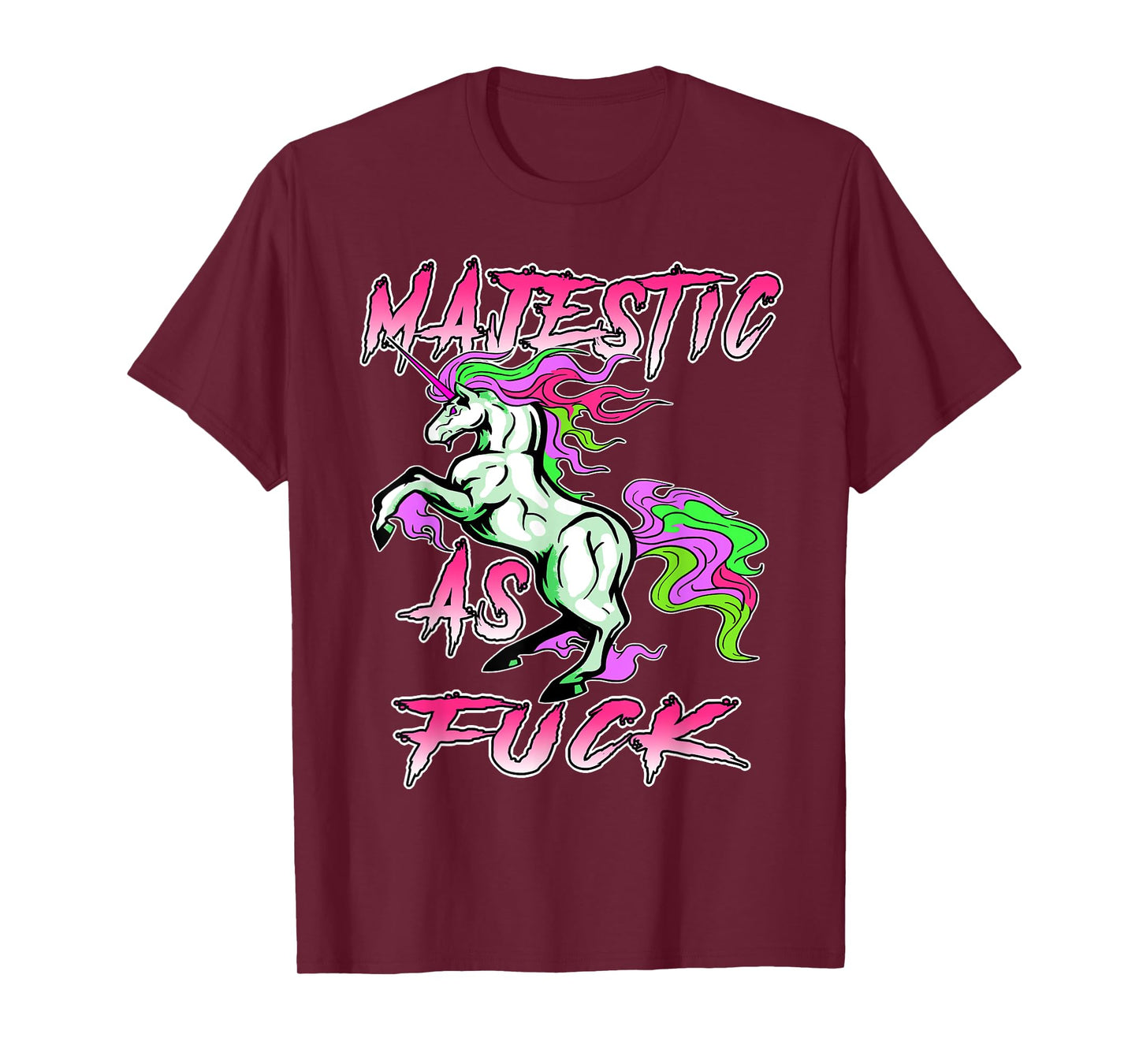 Majestic as Fuck Unicorn Shirt, Fucking Magical, Funny Humor T-Shirt
