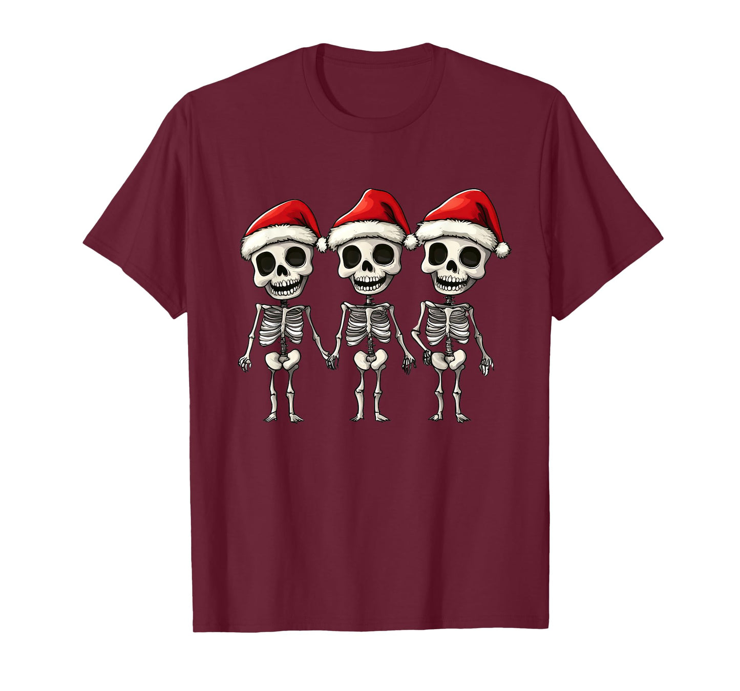 Funny Skeleton Christmas Xmas T-Shirt