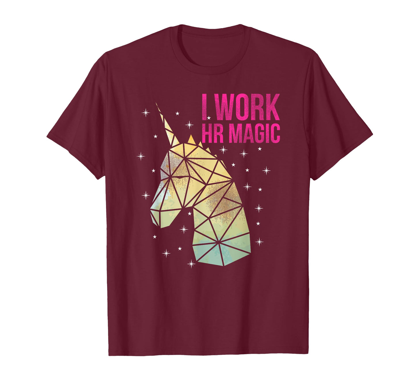 HR Work Magic Unicorn Human Resources Fun Art T-Shirt