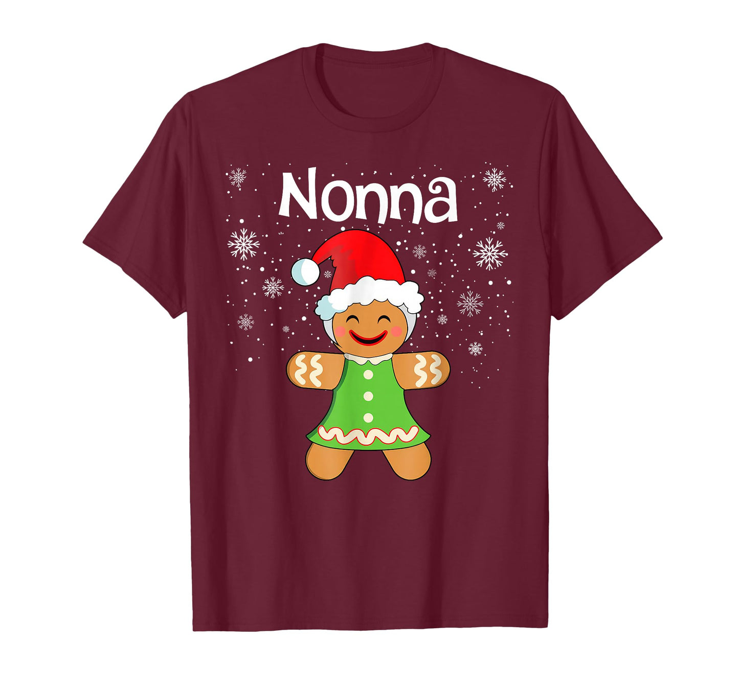 Nonna Gingerbread Family Matching Christmas Women T-Shirt