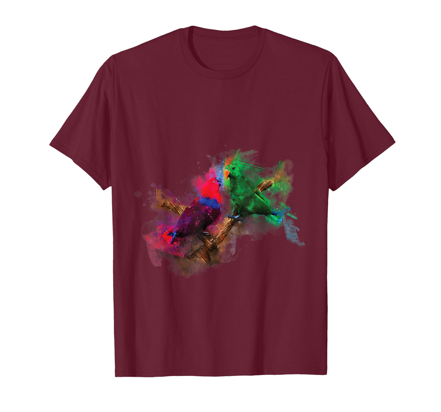 Watercolor Eclectus Parrot T-Shirt