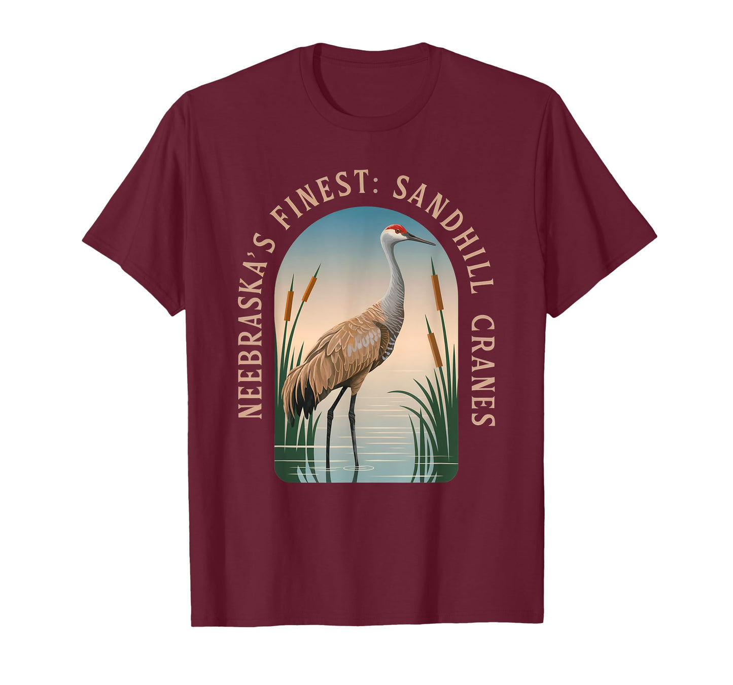 Sandhill Crane – Majestic Bird Lover Design T-Shirt