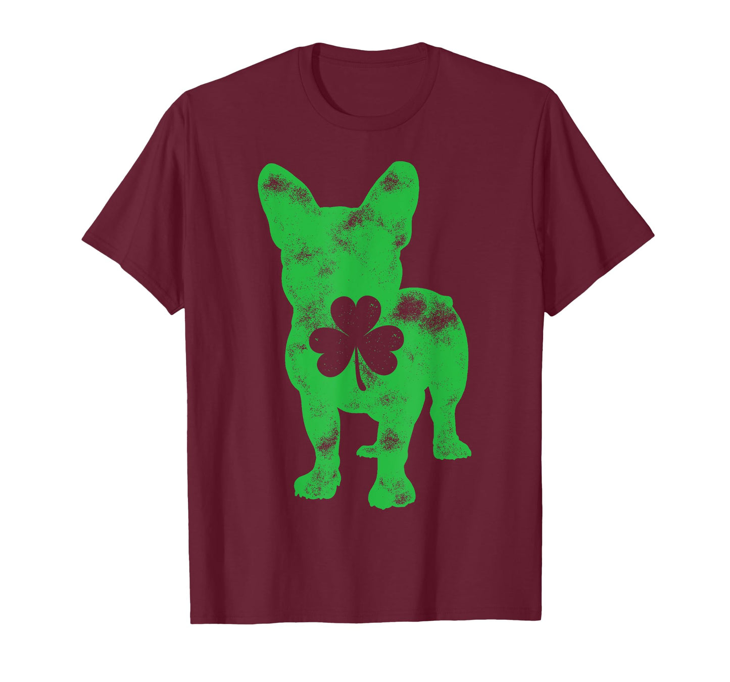 French Bulldog St Patrick's Day Boys Girls Shamrock Dog Lover T-Shirt