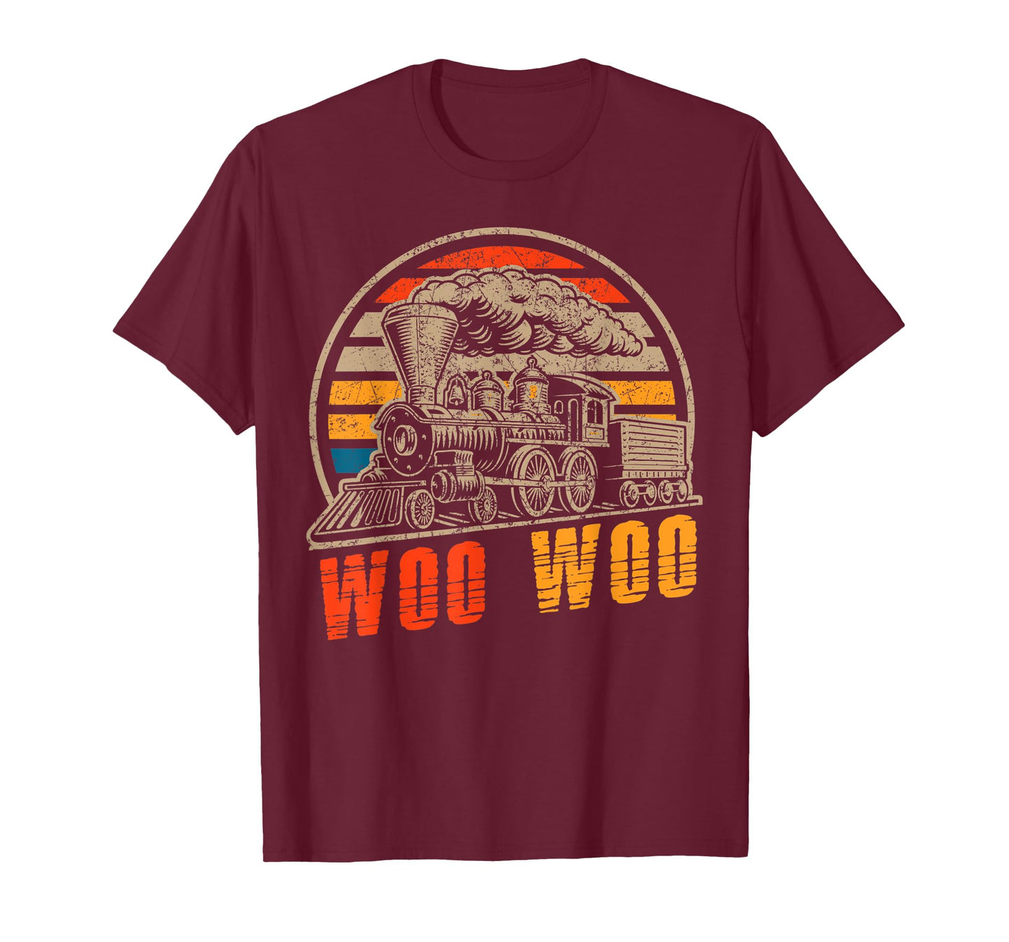 Vintage Trains Woo Woo Retro Vintage Train T-Shirt