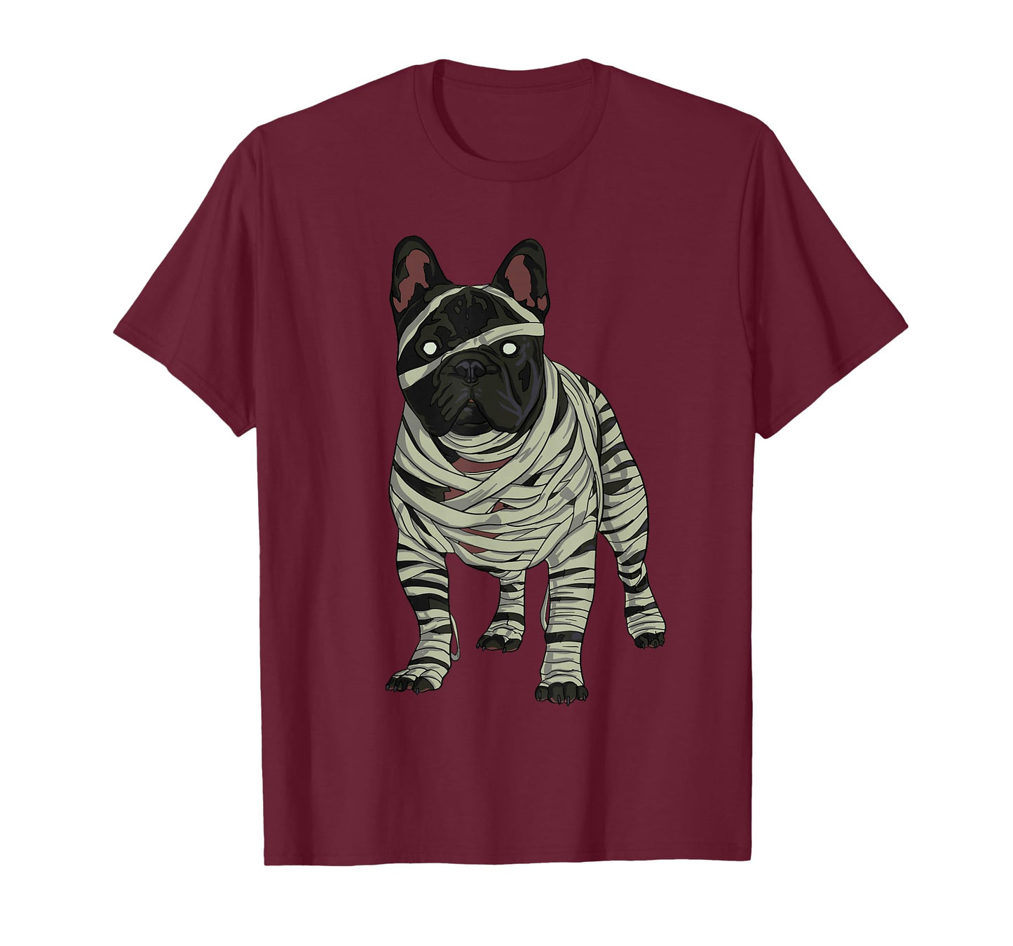 French Bulldog Dog Mummy Halloween Costume Dog Lovers T-Shirt