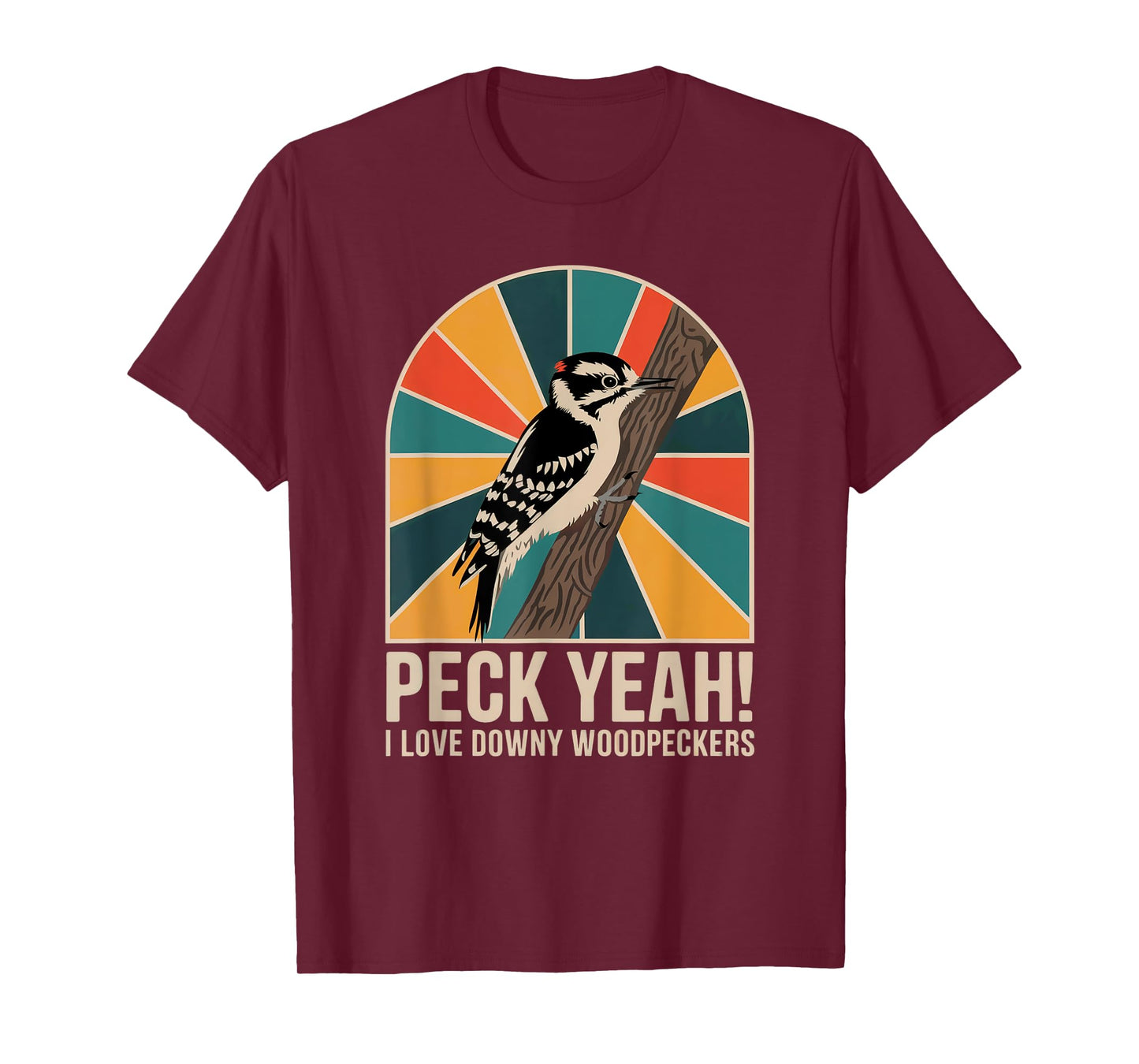 Downy Woodpecker – Nature Lover’s Bird Design T-Shirt
