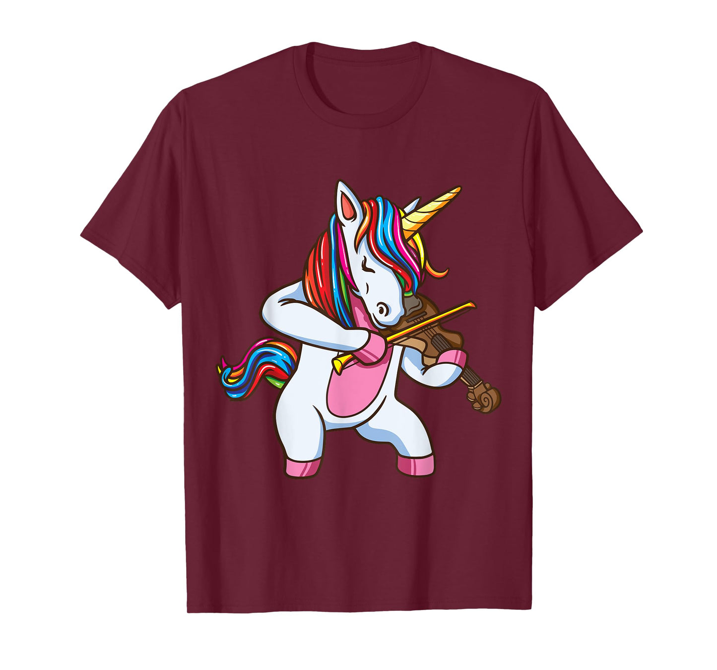 Violinist Unicorn Violin Viola Player Music Lover Gift Shirt T-Shirt