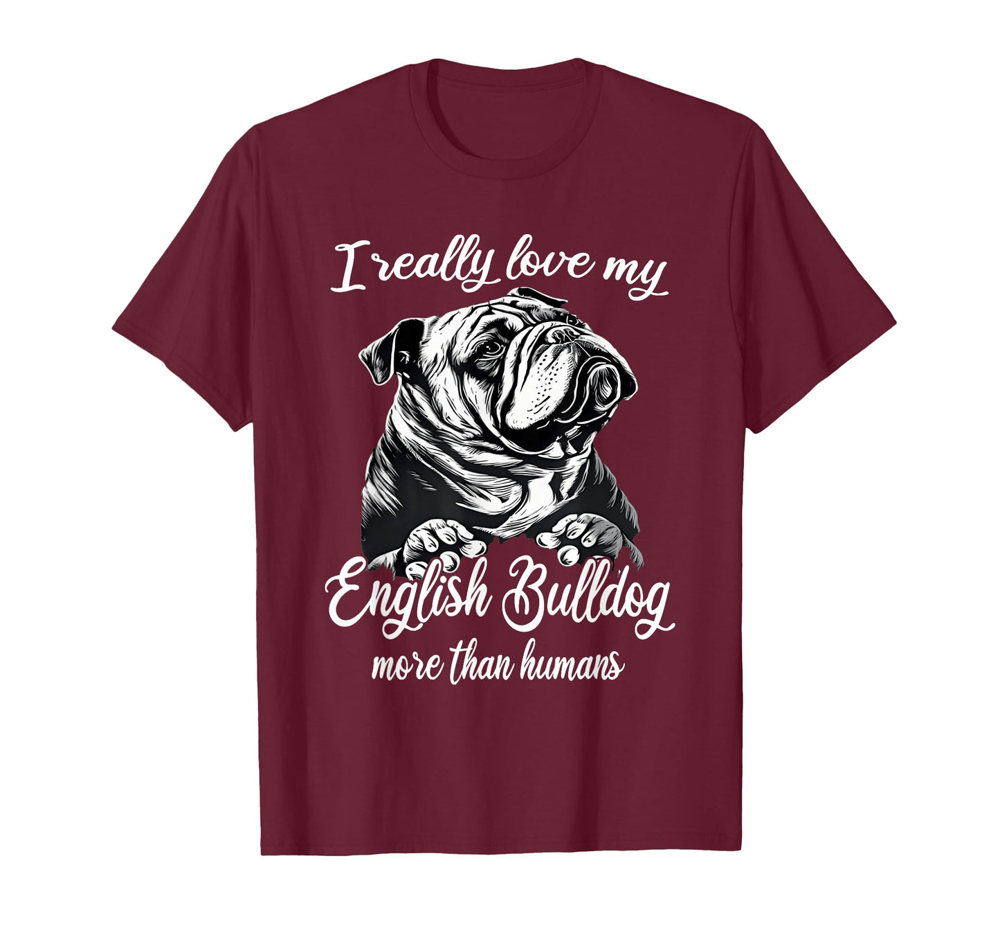 English Bulldog Outfit Love My English Bulldog T-Shirt