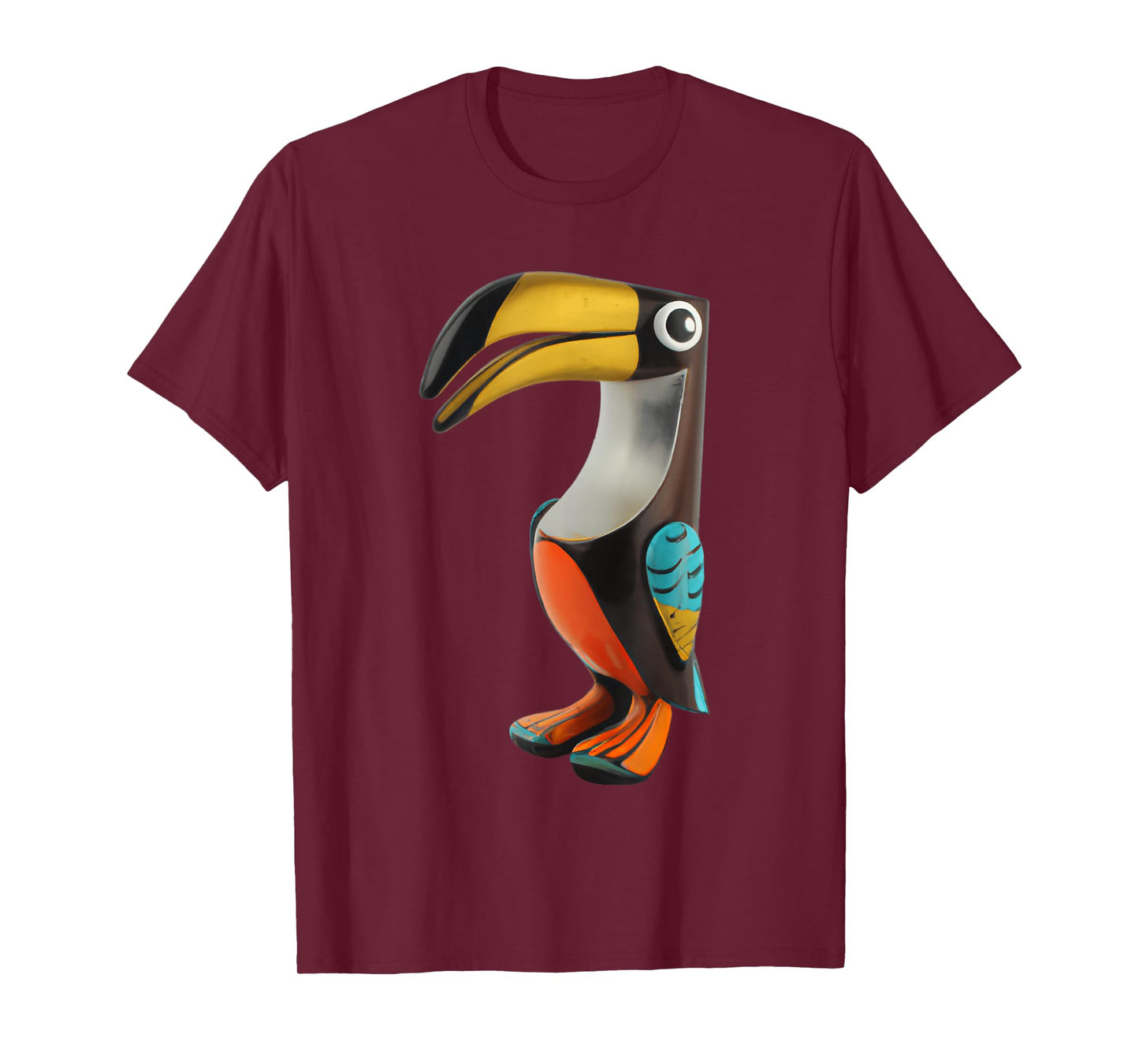 Mid Century Modern Toucan Tiki T-Shirt