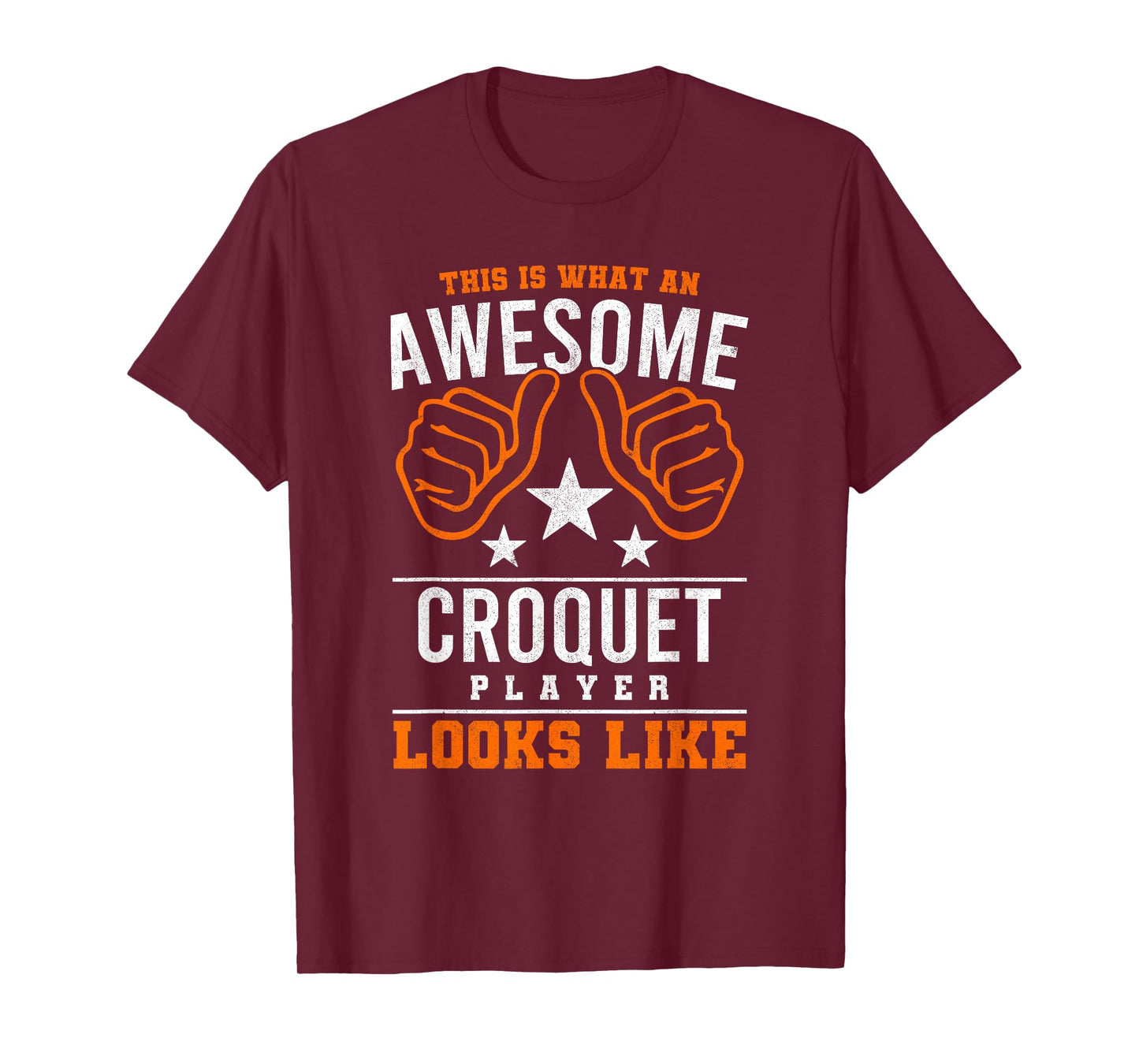 This Is What An Awesome Croquet Player Mallet Lawn Game T-Shirt