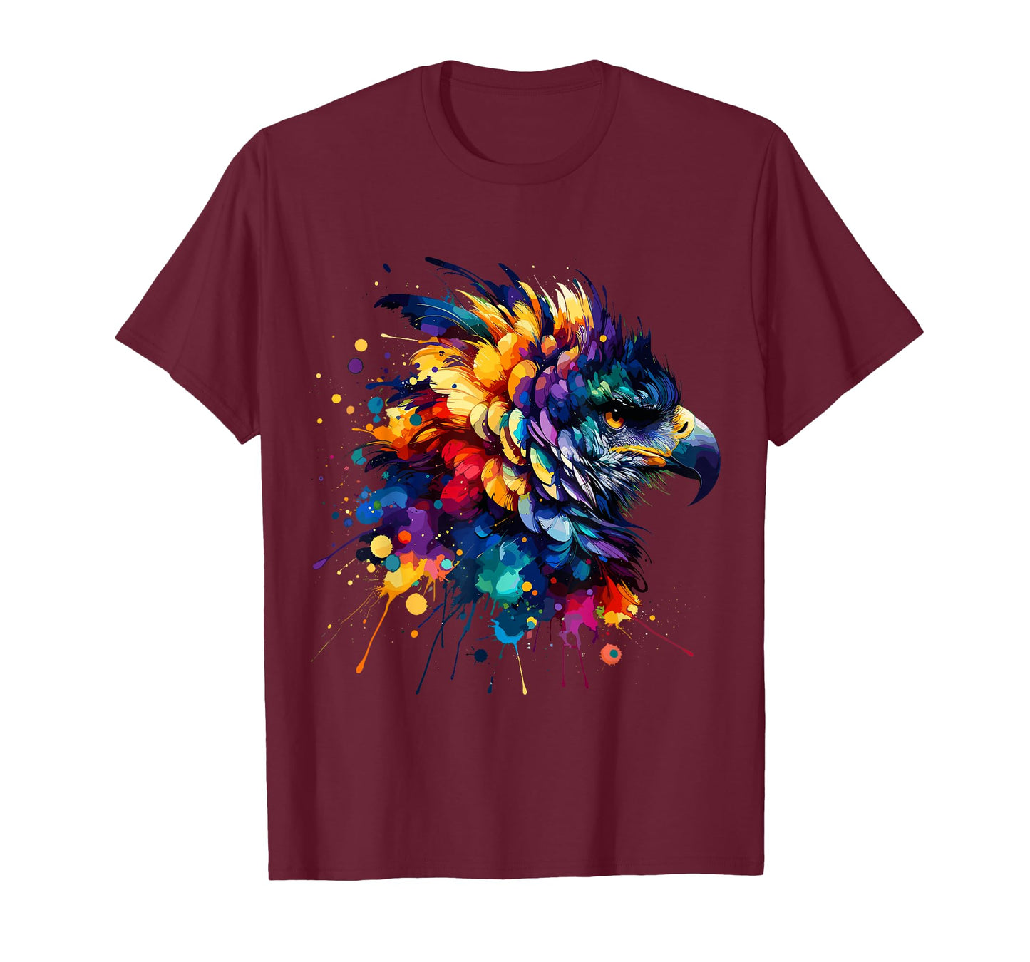 Colorful Splash Art Harpy Eagle Eagles T-Shirt