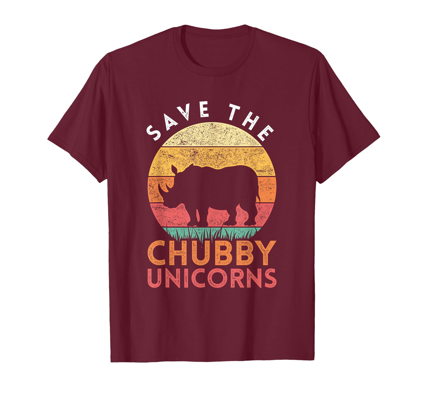 Save The Chubby Unicorns Rhino T-Shirt