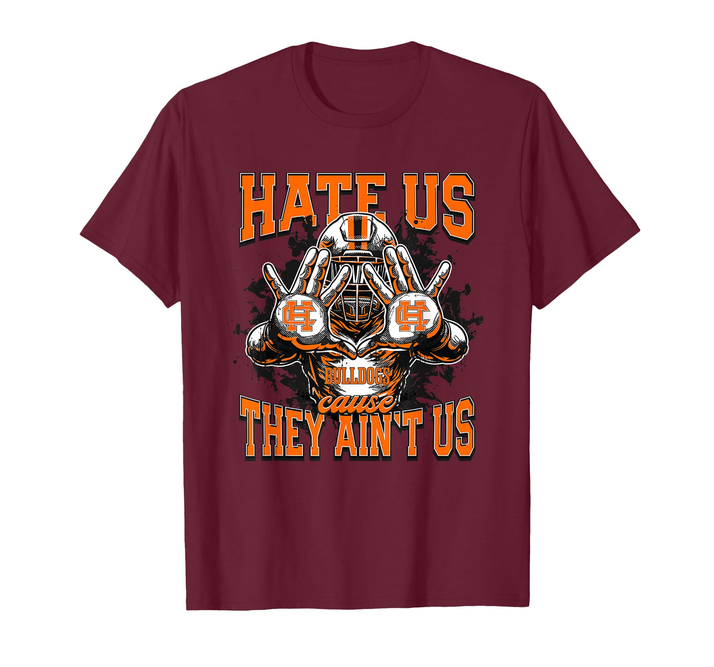 Hart County Bulldogs Logo Hate Us Cause They Ain't HS T-Shirt