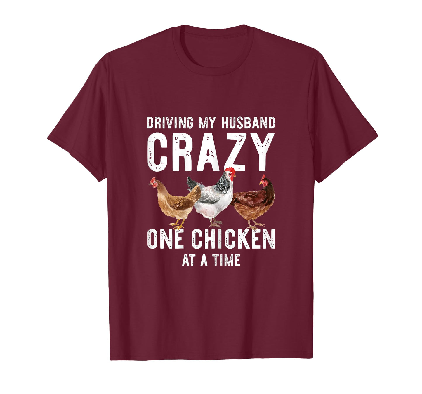 One Chicken At A Time Shirt Funny Chicken Lady Wife Mom T-Shirt