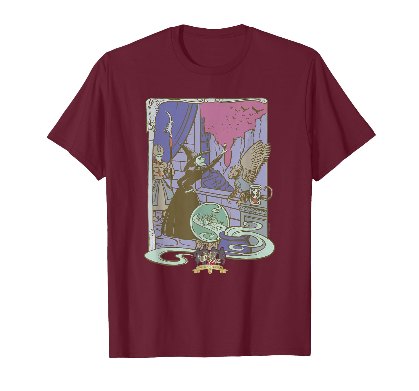 The Wizard of Oz Wicked Witch Vintage Illustration T-Shirt