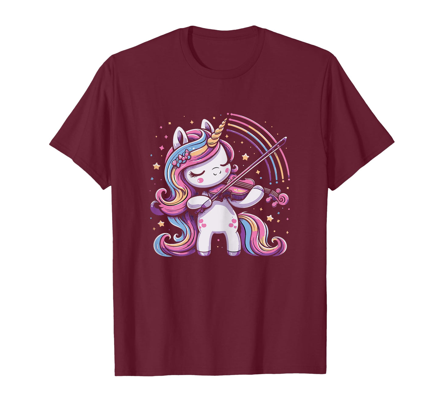 Unicorn Playing Violin Violinist Violin Player T-Shirt